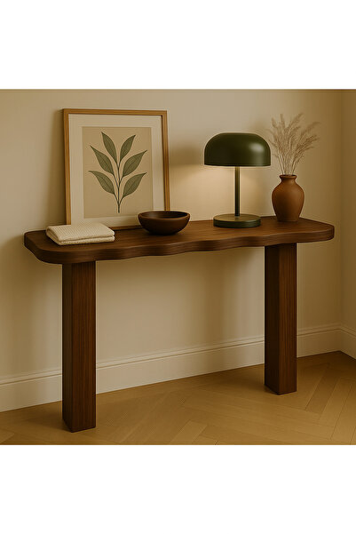 MODERN LİFEE ÖZEL TASARIM DOĞAL KENAR 40 X 140 X 75 KAHVE/BAR KÖŞESİ