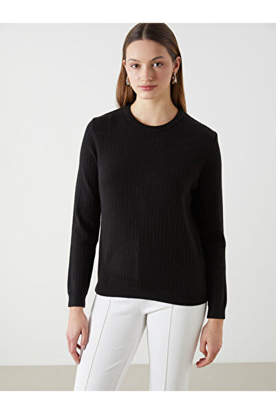 LC Waikiki Rmz Gi̇yi̇m Farkiyla Zero Roba Collar Women's Knitwear Sweater