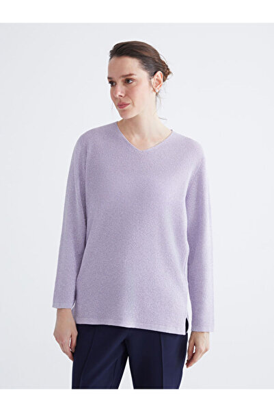 LC Waikiki V-Neck Women's Knitwear Sweater