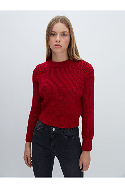 LC Waikiki Crew neck solid long sleeve women knitwear sweater