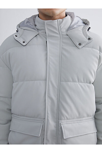 LC Waikiki Ανδρικό παλτό Vizyon New Season Standard Fit με κουκούλα