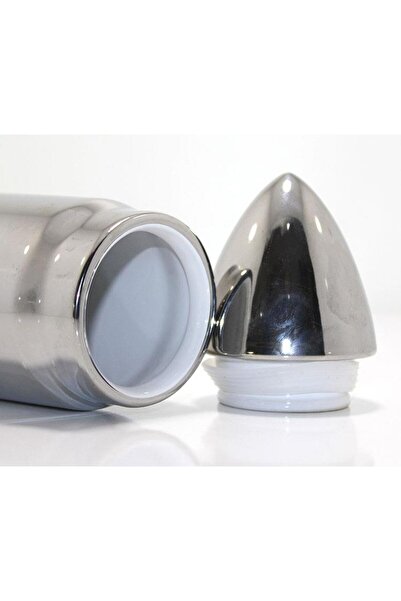 Skygo Mermili Termos Bardak Gümüş Dekoratif Hediyelik