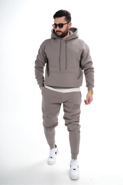 2Y PREMIUM SET TRENING PRM FASHION OVERSIZED PREMIUM SMOKED-GREY TRAS217(6079)