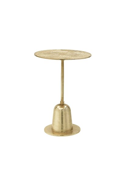 inart Addicted Gold Aluminum Coffee Table 44 cm x 62 cm