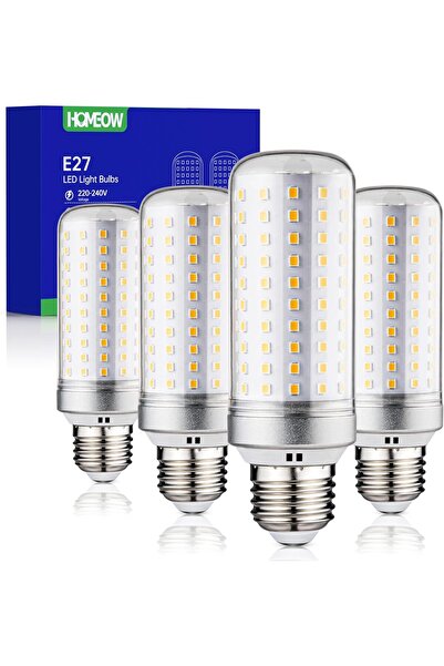 Generic HOMEOW LED E27 Bulb, Warm White 3000K, 25W 2500lm (Equivalent 200W), ...