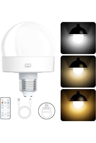 NALACAL 300 Lumen E26 Magnetic Detachable LED Bulb with Remote, Dimming Timer...