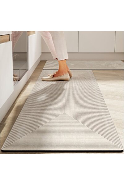Generic Bathroom Kitchen Rug Mat Extra Soft and Absorbent Bath Rugs Diatom Mud Bath Mat Set Non-Slip Quick D