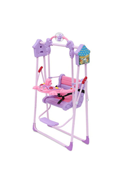 Toybox Indoor Outdoor Baby Swing With Safety Seat, Pink