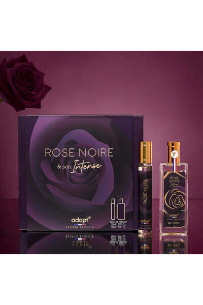 ADOPT مجموعة هدايا روز نوار إنتنس - أو دو برفيوم