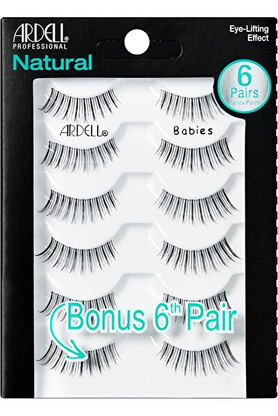 Ardell Natural False Eyelashes for Kids, Black, Pack of 1 (5 Pairs)