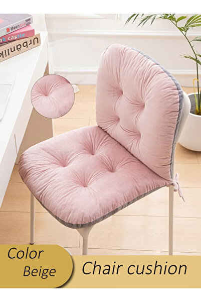 Generic Chair Cushion Memory Foam Seat Cushion with Straps Single Seat Cushion Suitable for Back Relaxation