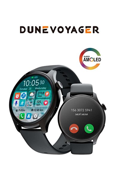 DuneVoyager DV-SW3 Smartwatch 1.43" AMOLED, 280mAh, IP68, Bluetooth Calling - Black