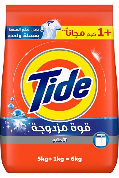 Tide Original Washing Powder for Semi-Automatic Machines - 6 kg (5+1 Free)