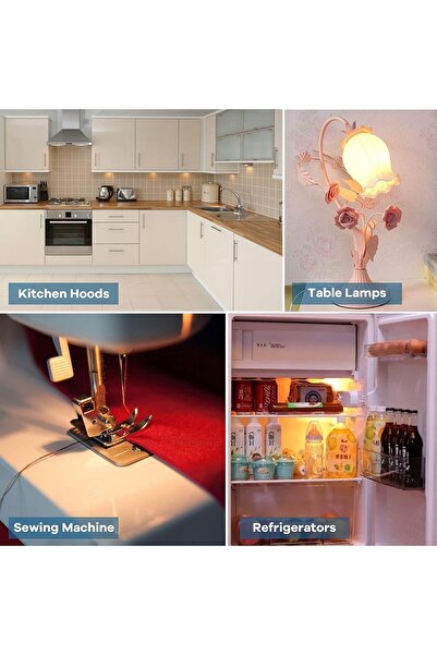 Generic LED Light Bulbs E14 T16 1W Warm White 2200K Amber (5-Pack) - Siyosi