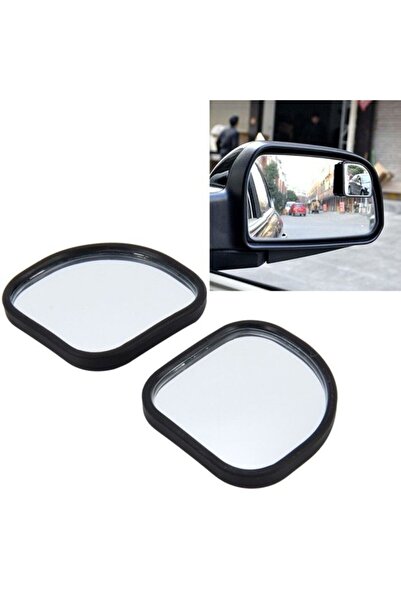 Avex Set of 2 Blind spot mirrors with 360° adjustment, self-adhesive, irregular shape