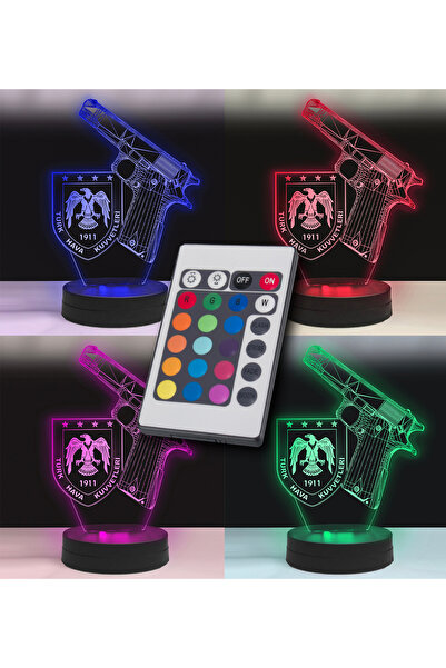 hediye-ci Hava Kuvvetleri Silahlı Led Lamba