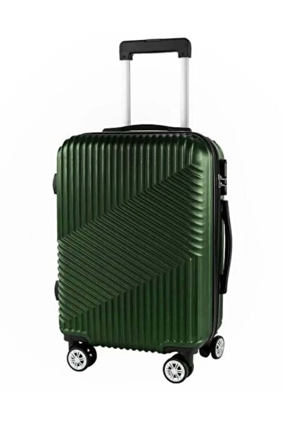 BSG TECH Cabin Trolley 40 x 30 x 20 cm Wizzair Compliant, Durable Suitcase with Lock, Green