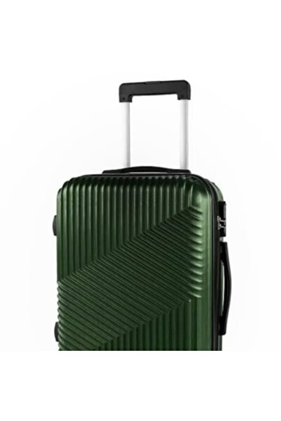 BSG TECH Cabin Trolley 40 x 30 x 20 cm Wizzair Compliant, Durable Suitcase with Lock, Green