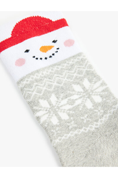 Koton New Year's Themed Socket Socks