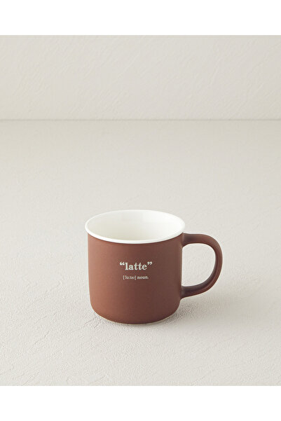 English Home Phoebe Latte New Bone China Mug 200 ml Brown