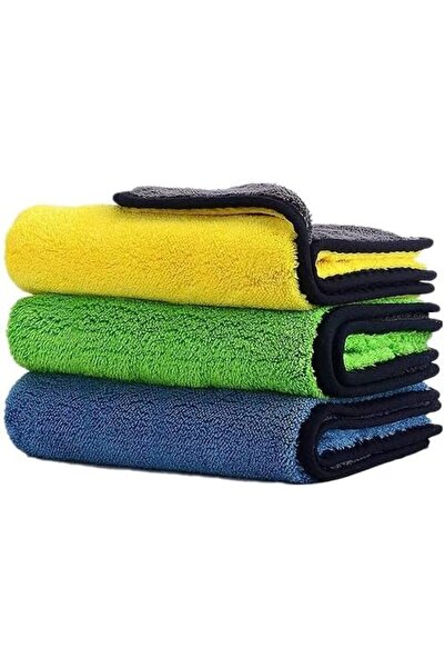 COOYA Heavy Microfiber Cloth for Car Cleaning and Detailing, Extra Thick Plush Microfiber Cloth