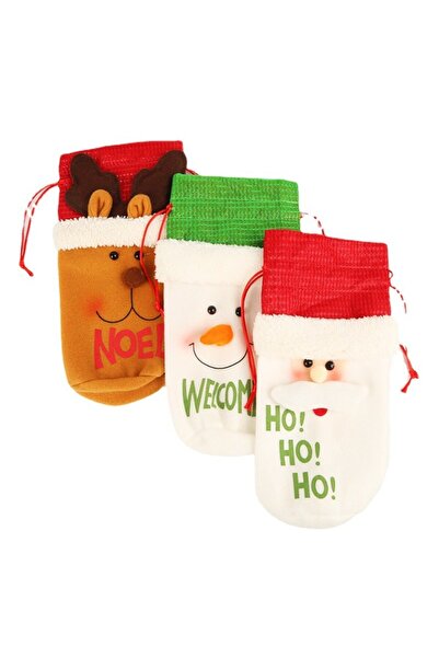 OEM Christmas Bag for Beverage Bottle, Flippy, Snowman Model with Accessories, Petre Theme