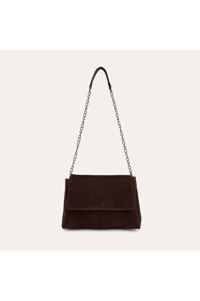 Mudo Suede Textured Shoulder Bag