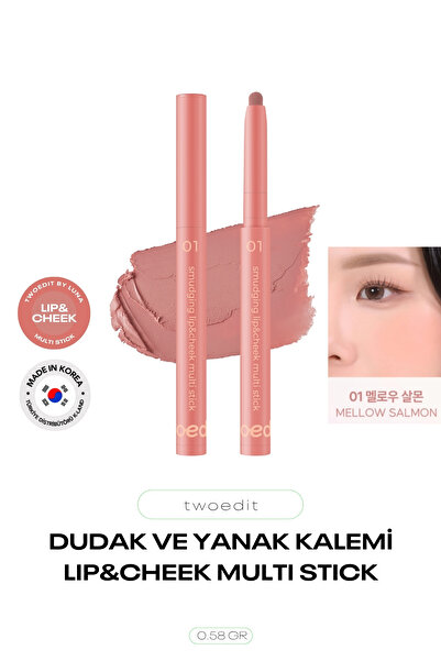 twoedit Dudak ve Yanak Kalemi Çok Amaçlı by Luna Multi Stick Lip & Cheek