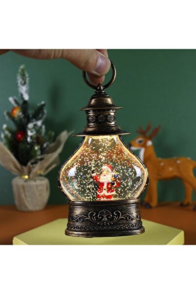 OEM Christmas Decoration Lantern, Crystal Globe with Snowflakes, Santa Claus Model,