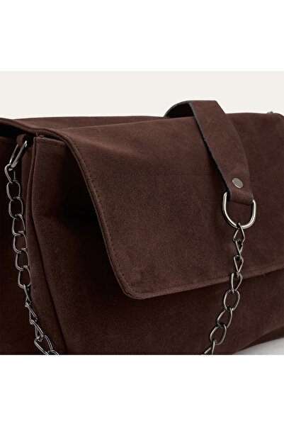 Mudo Suede Textured Shoulder Bag