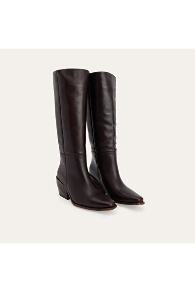 Mudo Short Heel Genuine Leather Boots