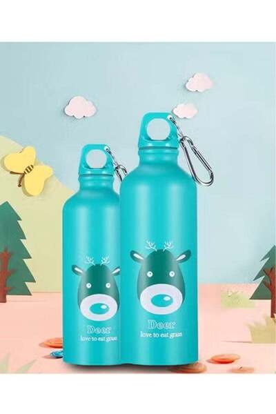 Generic Aluminum Double-Walled Insulated Sports Water Bottle, 500ml