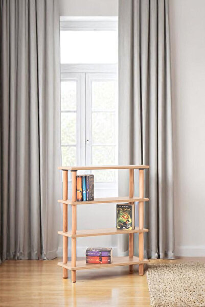 Eymense Pia 4 Raflı Kitaplık Çok Amaçlı Dolap