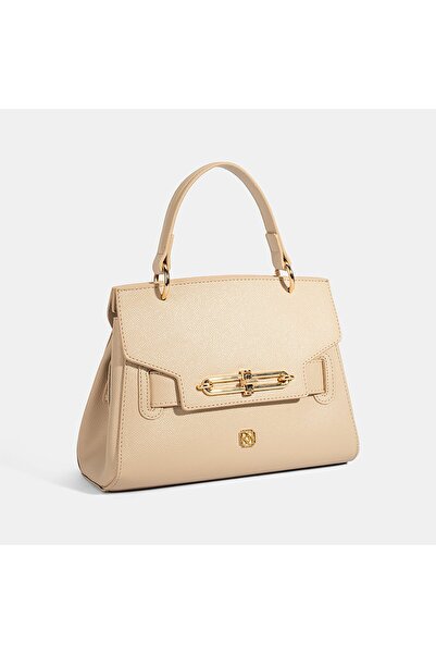 Desa Women's Beige Shoulder Strap Handbag