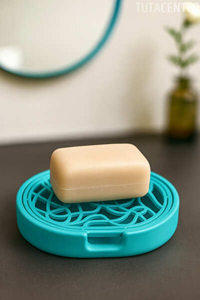 TUTACENTER Modern Minimalist Design Soap Dish (Multi-Purpose Soap Dish)(Bathroom & Kitchen Use)