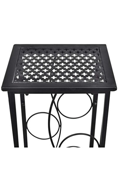 vidaxl Wine Rack for 8 Bottles Metal