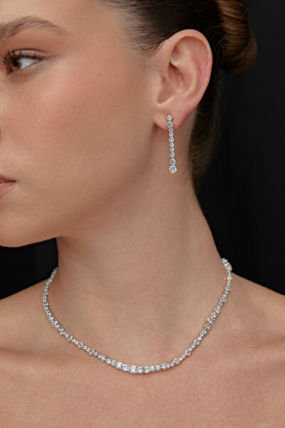 BECK CARLA ZİRKON TAŞLI KOLYE SET