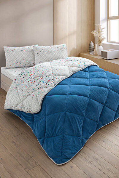 Formeya Evoria Double Wellsoft Quilt Sleeping Set Double Sleeping Set with Elastic Sheet + Pillowcase