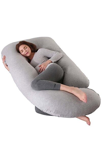 COOYA Pregnancy Pillow for Sleeping Maternity Pillow with Removable Cooling Cover for Women(Grey)