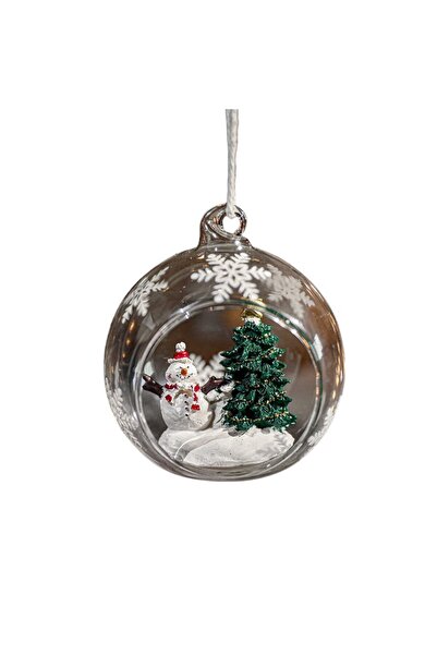 OEM Christmas Tree Globe, Flippy, Snowman & Tree Model, Pendant Type, Transparent Globe Se
