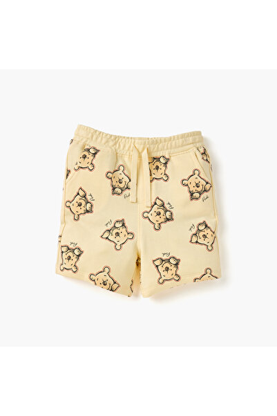 Disney Winnie the Pooh Print T-shirt and Shorts Set