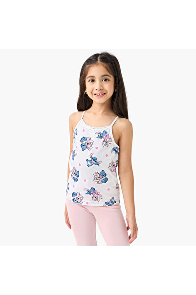 Disney Angel and Stitch Print Camisole - Set of 3
