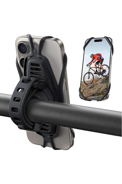 Joyroom Bike Phone Holder - 2025 Upgrade Motorcycle/Bike Handlebar Mount (7.2'' Compatible)