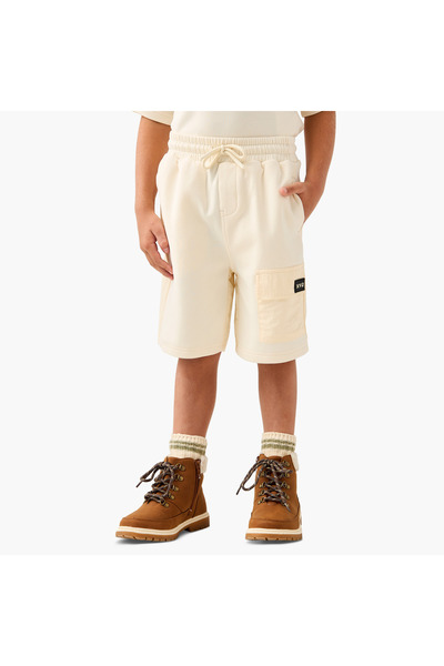 XYZ Logo Applique T-shirt and Shorts Set