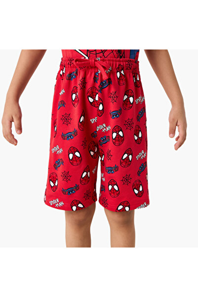 Marvel Spider-Man Print T-shirt and Shorts Set
