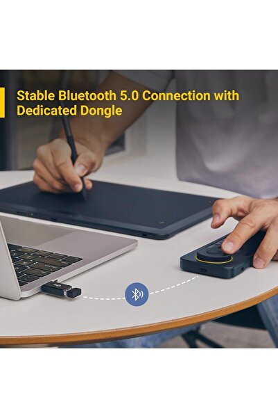 XENCELABS Τηλεχειριστήριο γραφικών tablet με πλήκτρα πρόσβασης, OLED, Bluetooth 5.0, πολυλειτουργικό