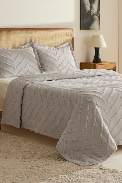 best house decor طقم غطاء سرير مزدوج ديلوكس بوهيم مقاس 240×250 و2 وسادة باللو...