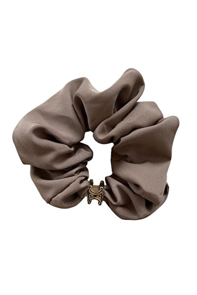 OEM Elastic de păr Meissa supradimensionat (elastic de păr mare), bej închis