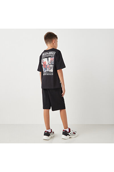 Marvel Spider-Man Print T-shirt and Shorts Set