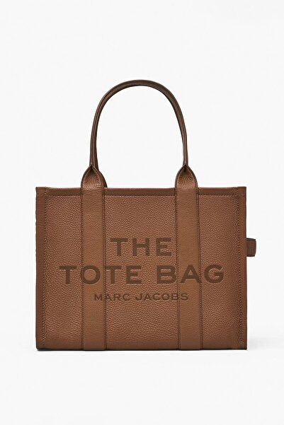 Marc Jacobs Women's Large Textured Embossed Letter Shoulder Bag - Brown